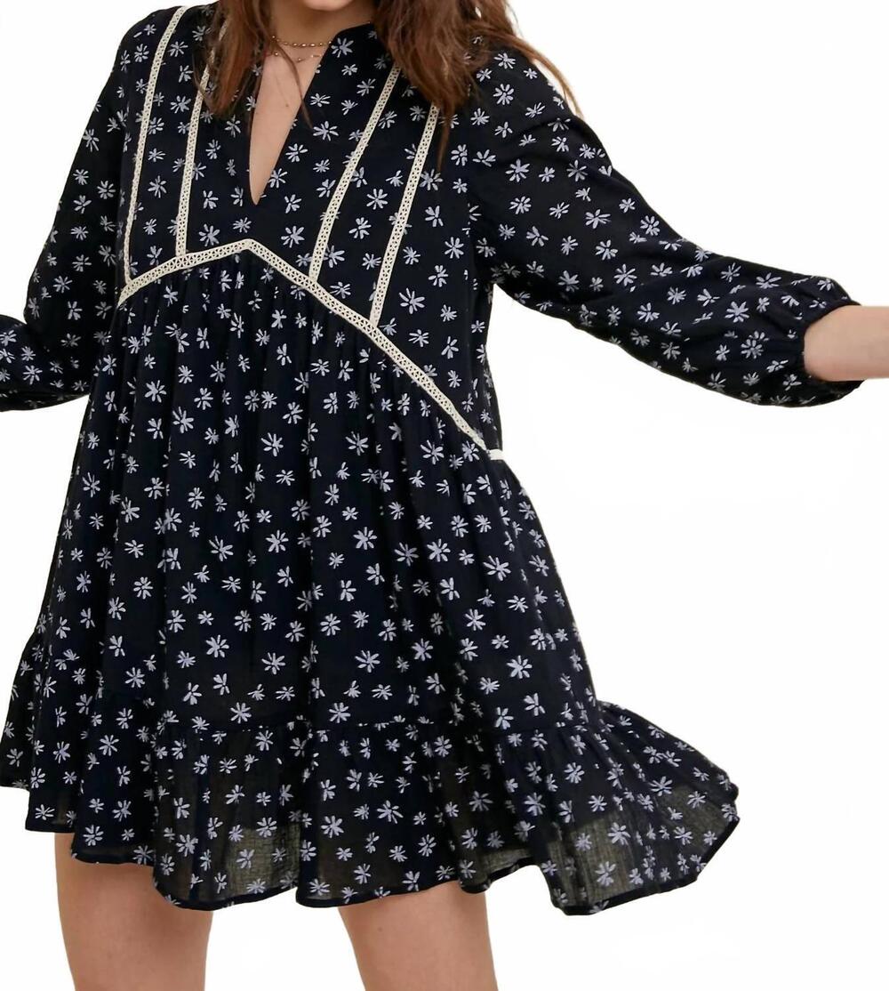 NEW WISHLIST jordan mini dress in black
